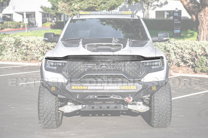 2019-Up Ram 1500 TRX Carbon Fiber Front Upper Grille Trim Spoiler image 8
