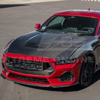 2024+ Ford Mustang Front Bumper Hood Vented Cover image 4