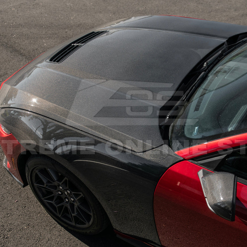 2024+ Ford Mustang Front Bumper Hood Vented Cover image 13