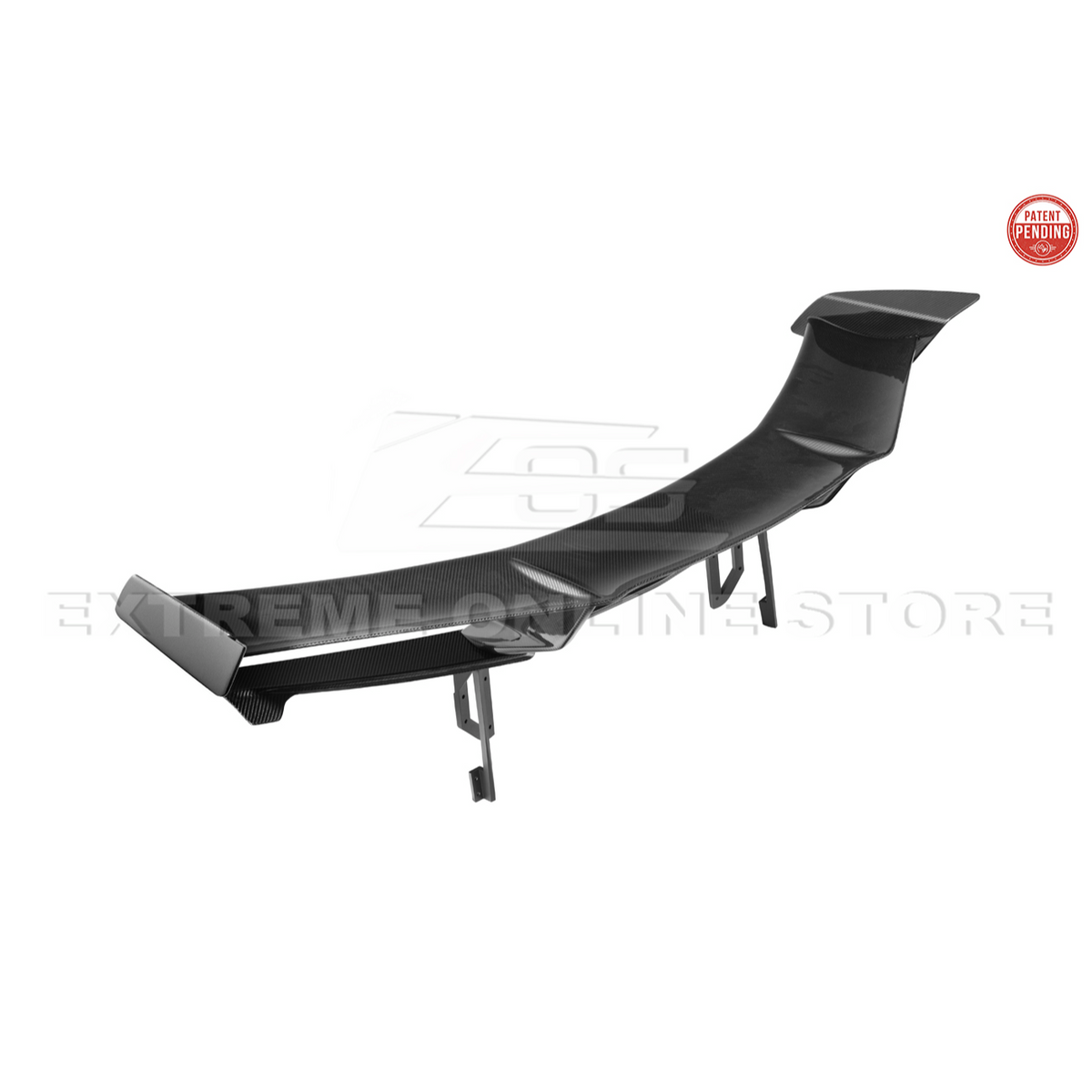 Corvette C8 ZR1 Style DRY CARBON FIBER Rear High Wing Spoiler Bracket image 70