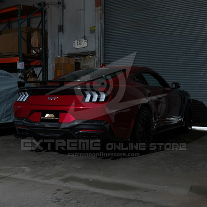 2024-Up Ford Mustang S650 EURO Sequential Signal LED Clear Rear Taillights image 8