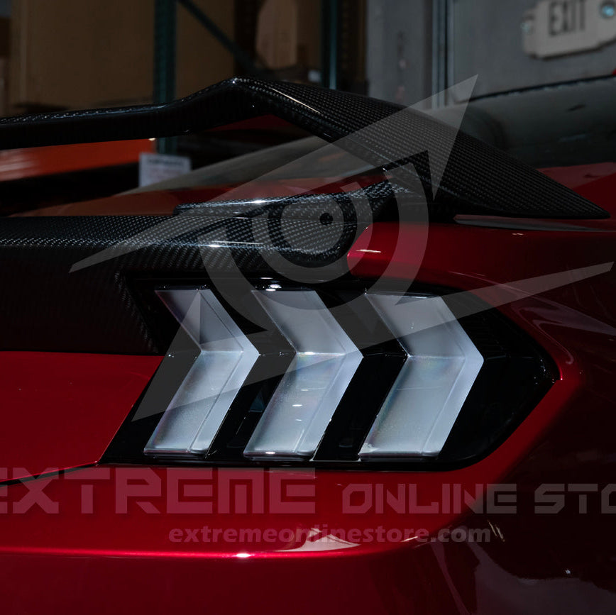 2024-Up Ford Mustang S650 EURO Sequential Signal LED Clear Rear Taillights image 19