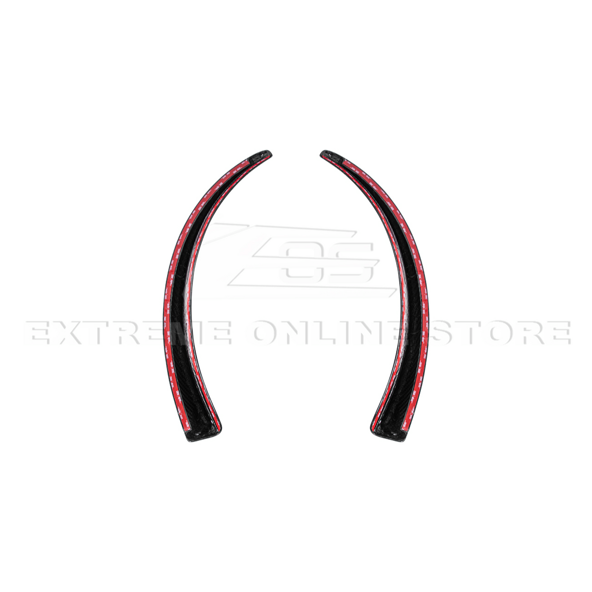2005-13 Corvette C6 Z06 ZR1 Extended DRY CARBON FIBER Front Splash Guard Mud Flaps image 16