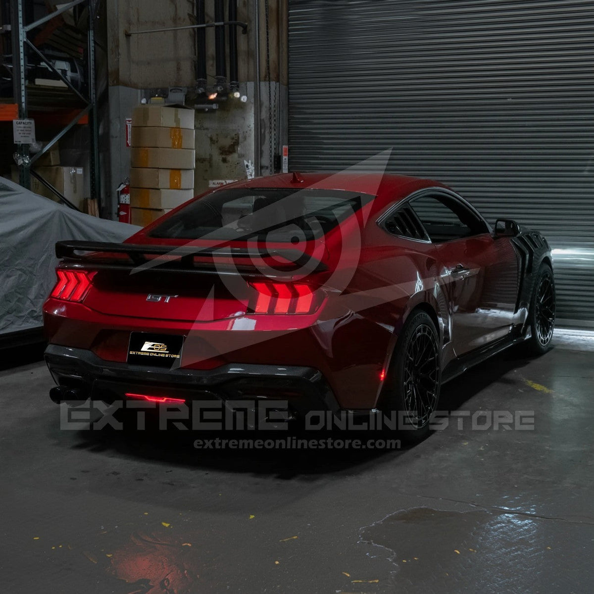 2024-Up Ford Mustang S650 EURO Sequential Signal LED Clear Rear Taillights image 4