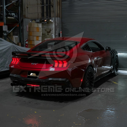 2024-Up Ford Mustang S650 EURO Sequential Signal LED Clear Rear Taillights image 4