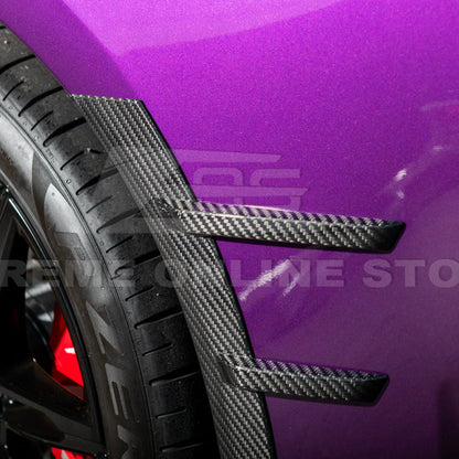 2023-Up BMW G87 M2 DRY CARBON FIBER Add-On Fender Wheel Arch Trim Cover image 12
