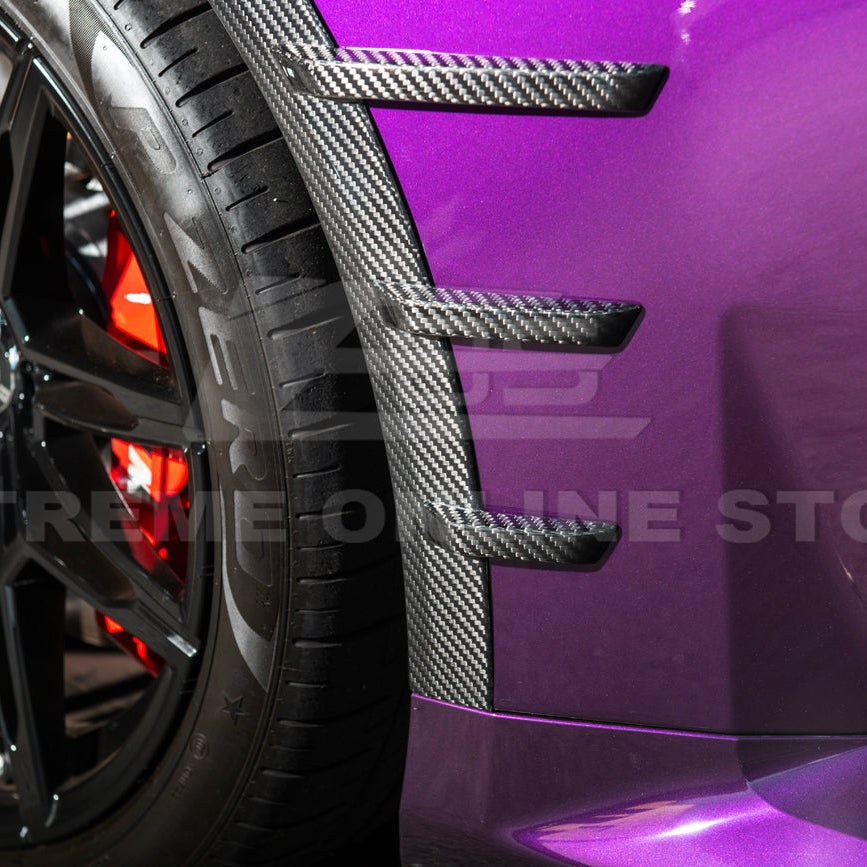 2023-Up BMW G87 M2 DRY CARBON FIBER Add-On Fender Wheel Arch Trim Cover image 13