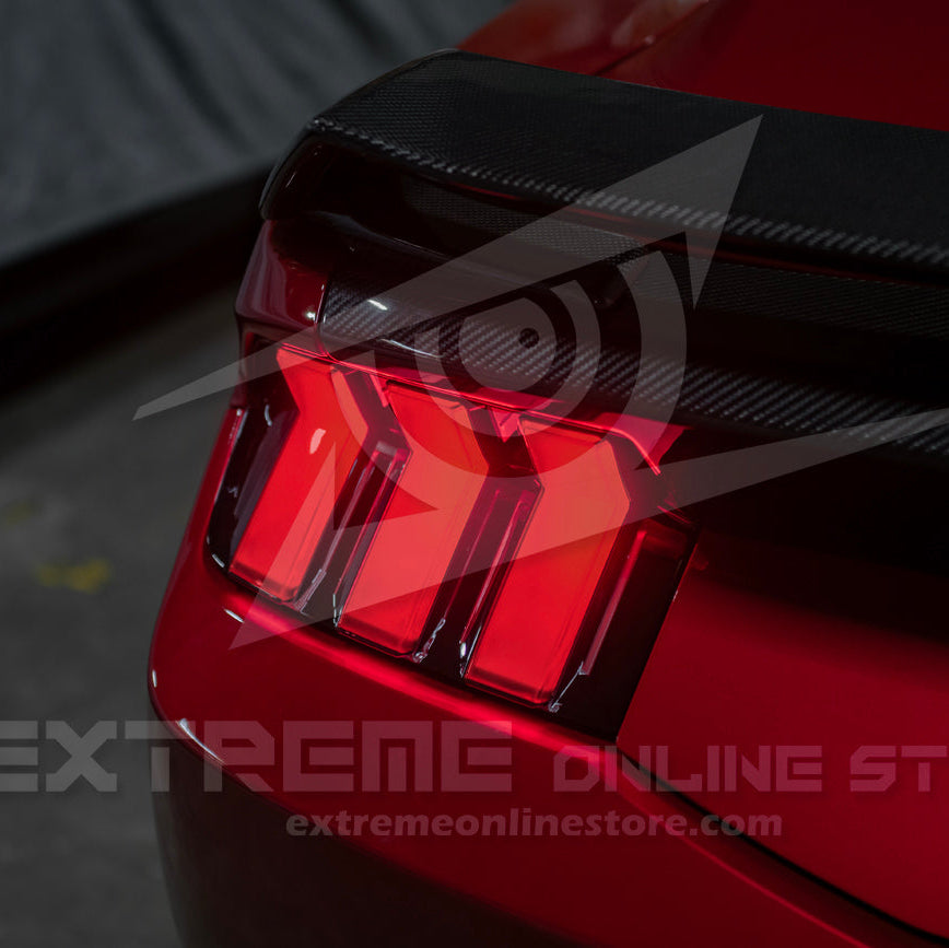 2024-Up Ford Mustang S650 EURO Sequential Signal LED Clear Rear Taillights image 12