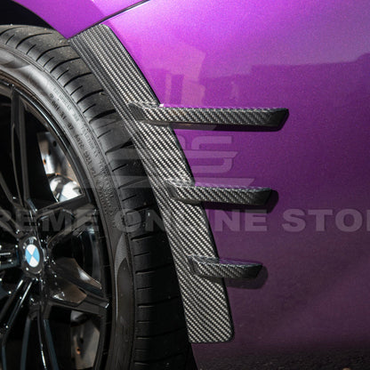 2023-Up BMW G87 M2 DRY CARBON FIBER Add-On Fender Wheel Arch Trim Cover image 17