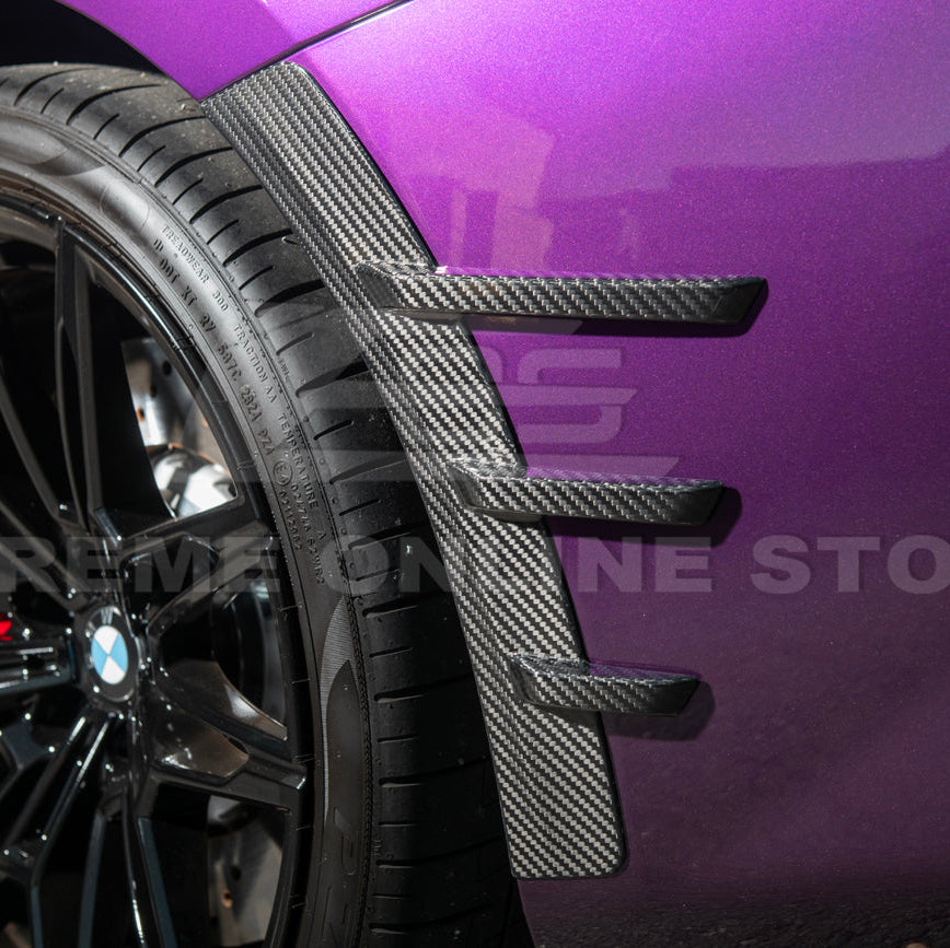 2023-Up BMW G87 M2 DRY CARBON FIBER Add-On Fender Wheel Arch Trim Cover image 45