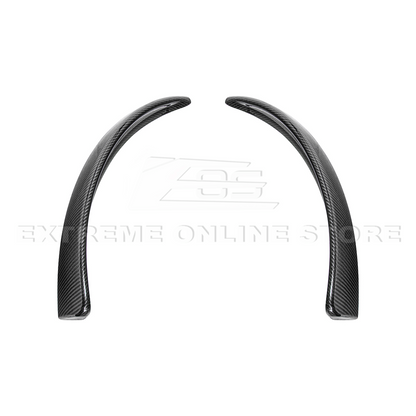2005-13 Corvette C6 Z06 ZR1 Extended DRY CARBON FIBER Front Splash Guard Mud Flaps image 14