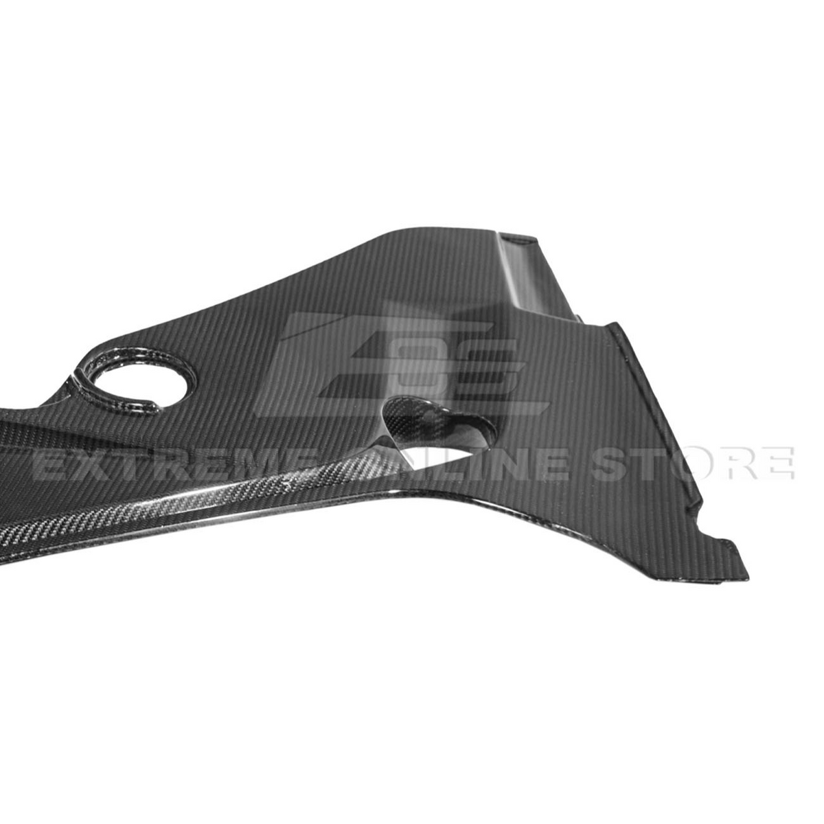 Corvette C8 DRY CARBON FIBER Front Trunk Trim Cover Kit image 47