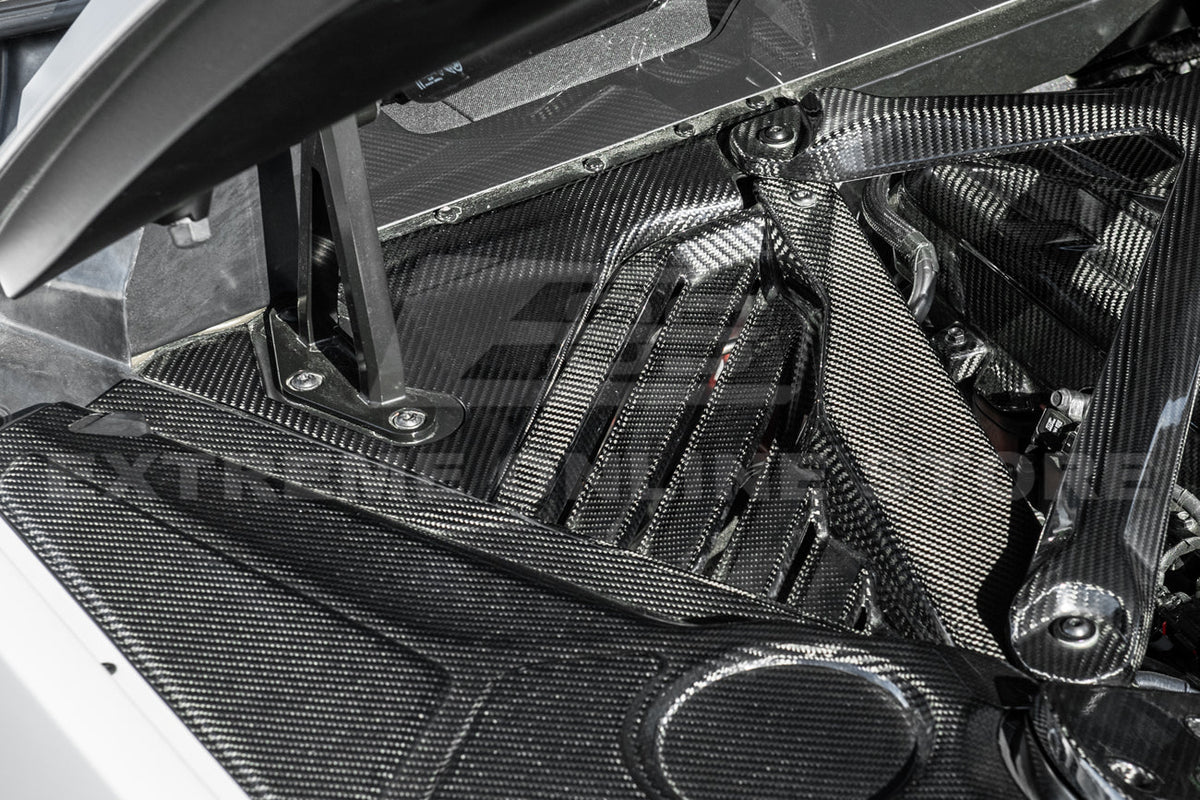 Corvette C8 Coupe Engine Cover W/ Bay Panel Insert image 11
