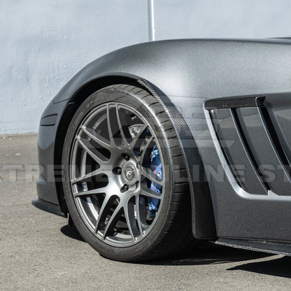 2005-13 Corvette C6 Z06 ZR1 DRY CARBON FIBER Splash Guard Mud Flaps image 6