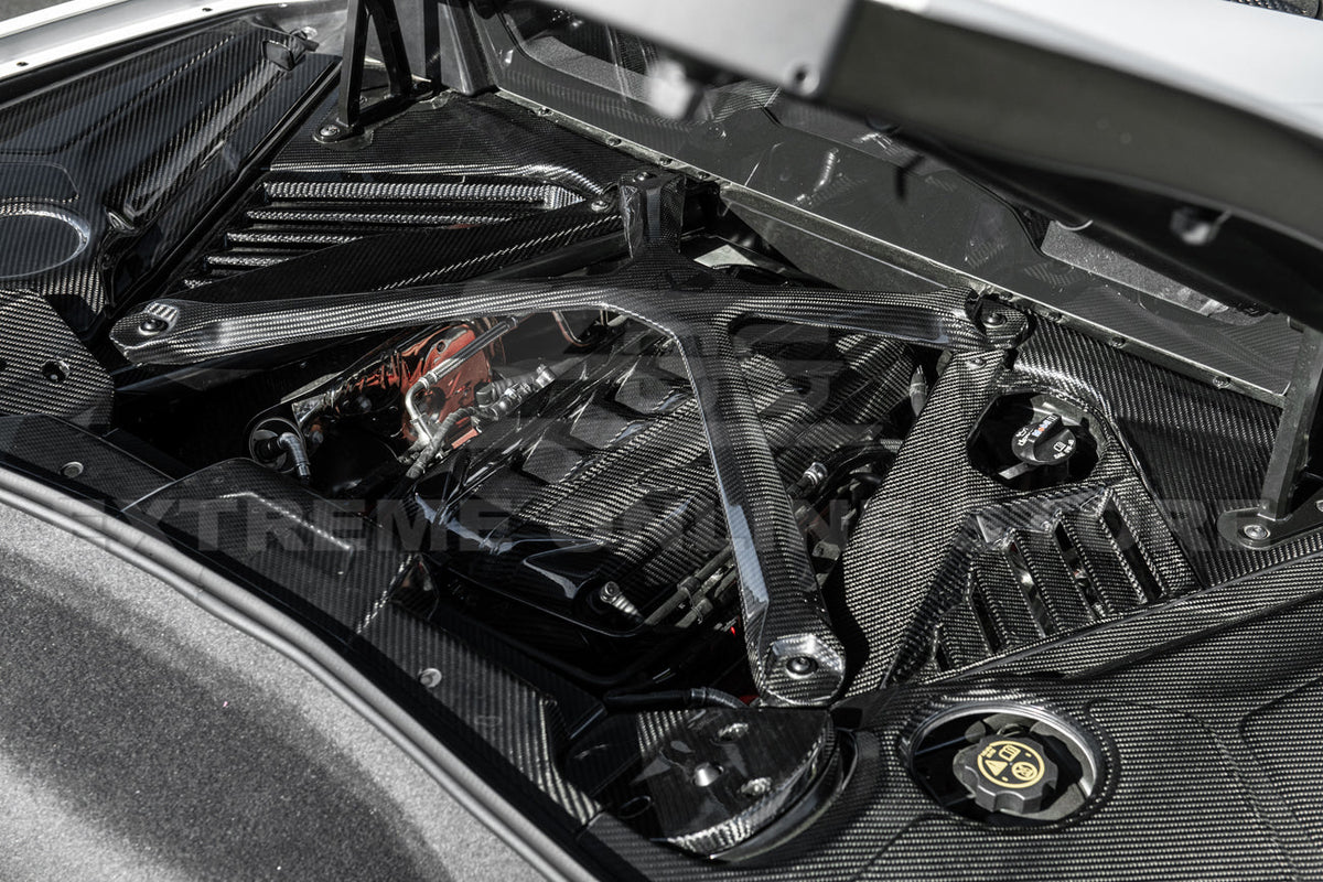 Corvette C8 Coupe Engine Cover W/ Bay Panel Insert image 10