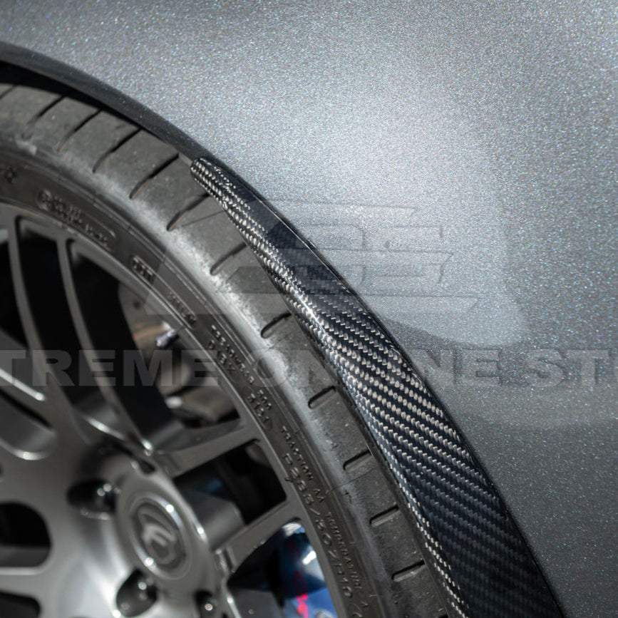 2005-13 Corvette C6 Z06 ZR1 DRY CARBON FIBER Splash Guard Mud Flaps image 9