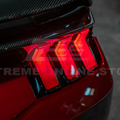 2024-Up Ford Mustang S650 EURO Sequential Signal LED Clear Rear Taillights image 35