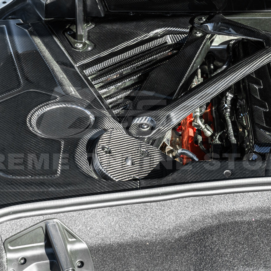 Chevrolet Corvette C8 Coupe Engine Bay Panel & Corner Vent Cover image 9