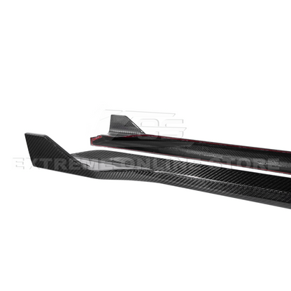 2024-Up Ford Mustang S650 | EOS Performance CARBON FIBER Side Skirts Extension image 23