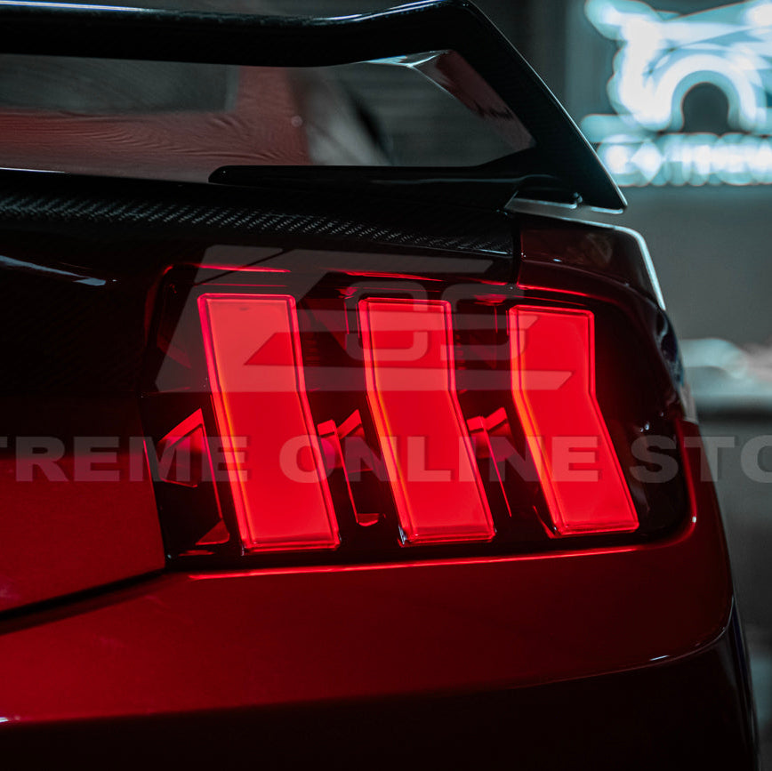 2024-Up Ford Mustang S650 EURO Sequential Signal LED Clear Rear Taillights image 39