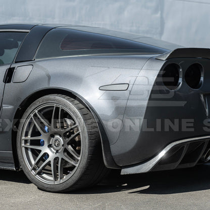 2005-13 Corvette C6 Z06 ZR1 DRY CARBON FIBER Splash Guard Mud Flaps image 13