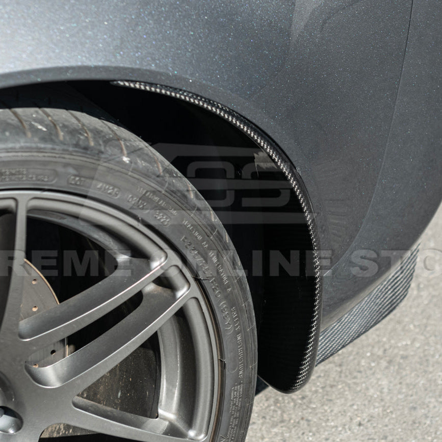 2005-13 Corvette C6 Z06 ZR1 DRY CARBON FIBER Splash Guard Mud Flaps image 14