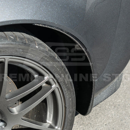 2005-13 Corvette C6 Z06 ZR1 DRY CARBON FIBER Splash Guard Mud Flaps image 14