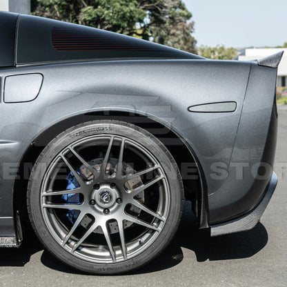 2005-13 Corvette C6 Z06 ZR1 DRY CARBON FIBER Splash Guard Mud Flaps image 15