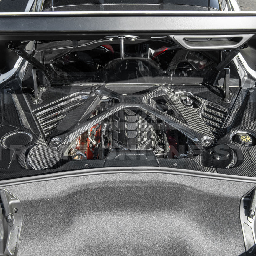 Chevrolet Corvette C8 Coupe Engine Bay Panel & Corner Vent Cover image 4