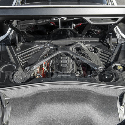 Chevrolet Corvette C8 Coupe Engine Bay Panel & Corner Vent Cover image 4