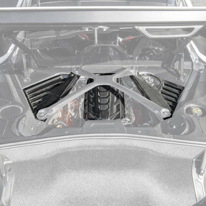 Corvette C8 Coupe Engine Cover W/ Bay Panel Insert image 2