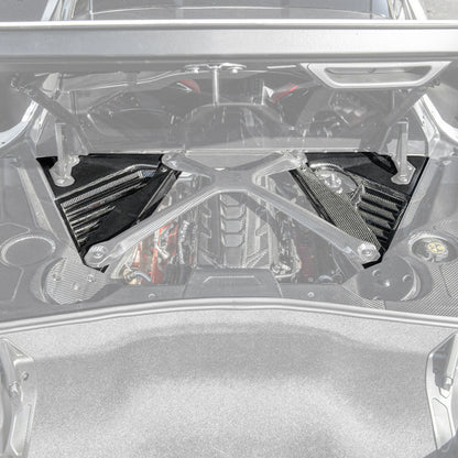 Chevrolet Corvette C8 Coupe Engine Bay Panel & Corner Vent Cover image 1