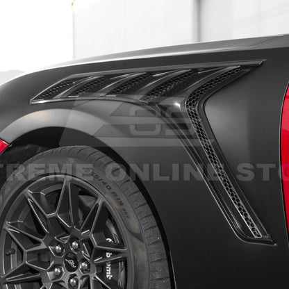 2024-Up Ford Mustang S650 GTD Style Carbon Fiber Front Side Vented Fenders image 30