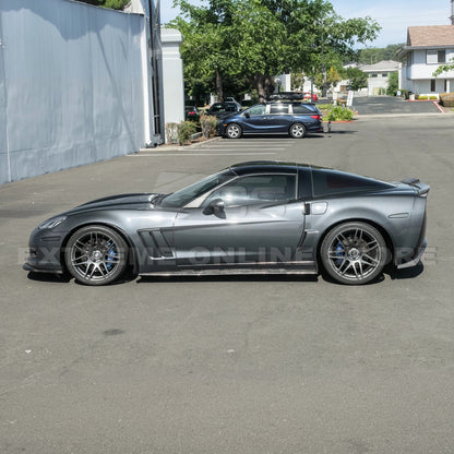 2005-13 Corvette C6 Z06 ZR1 DRY CARBON FIBER Splash Guard Mud Flaps image 5