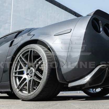 2005-13 Corvette C6 Z06 ZR1 DRY CARBON FIBER Splash Guard Mud Flaps image 16