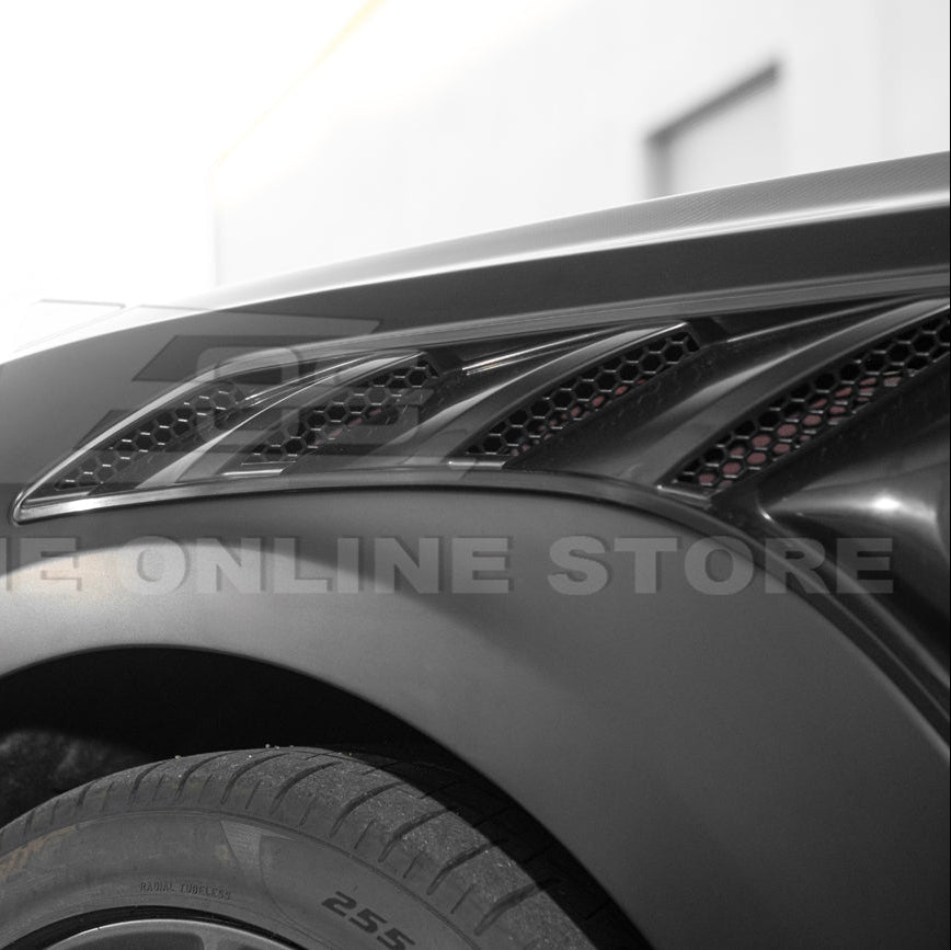 2024-Up Ford Mustang S650 GTD Style Carbon Fiber Front Side Vented Fenders image 32