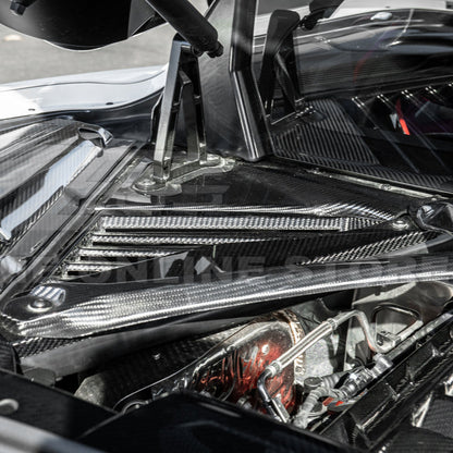 Chevrolet Corvette C8 Coupe Engine Bay Panel & Corner Vent Cover image 13