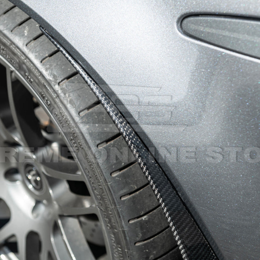 2005-13 Corvette C6 Z06 ZR1 DRY CARBON FIBER Splash Guard Mud Flaps image 19