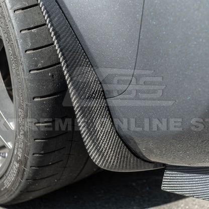 2005-13 Corvette C6 Z06 ZR1 DRY CARBON FIBER Splash Guard Mud Flaps image 20