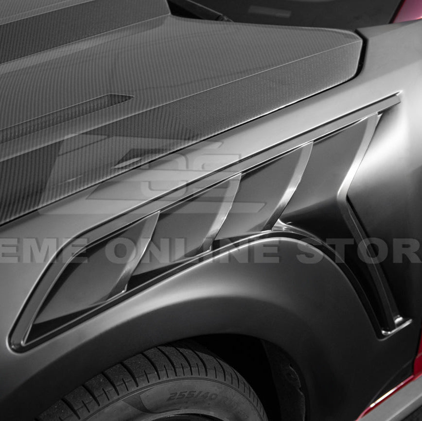 2024-Up Ford Mustang S650 GTD Style Carbon Fiber Front Side Vented Fenders image 35