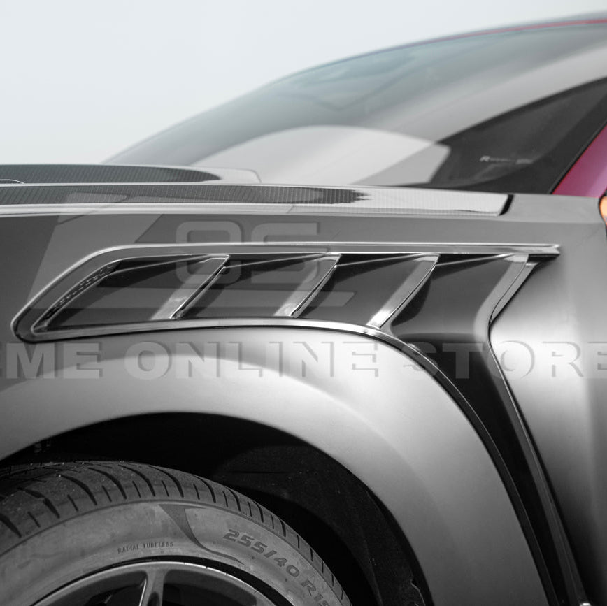 2024-Up Ford Mustang S650 GTD Style Carbon Fiber Front Side Vented Fenders image 36