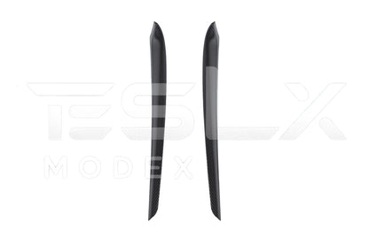 2020-23 Tesla Model 3 20-24 Y Carbon Fiber Interior Door Trim Panel Cover image 15