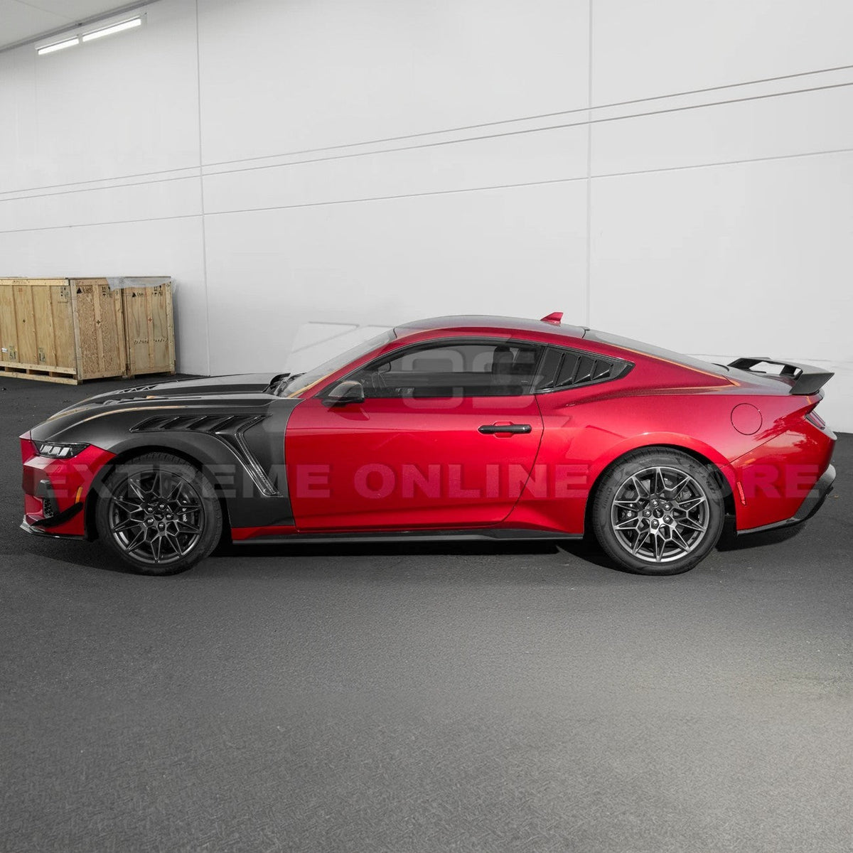 2024-Up Ford Mustang S650 GTD Style Carbon Fiber Front Side Vented Fenders image 24