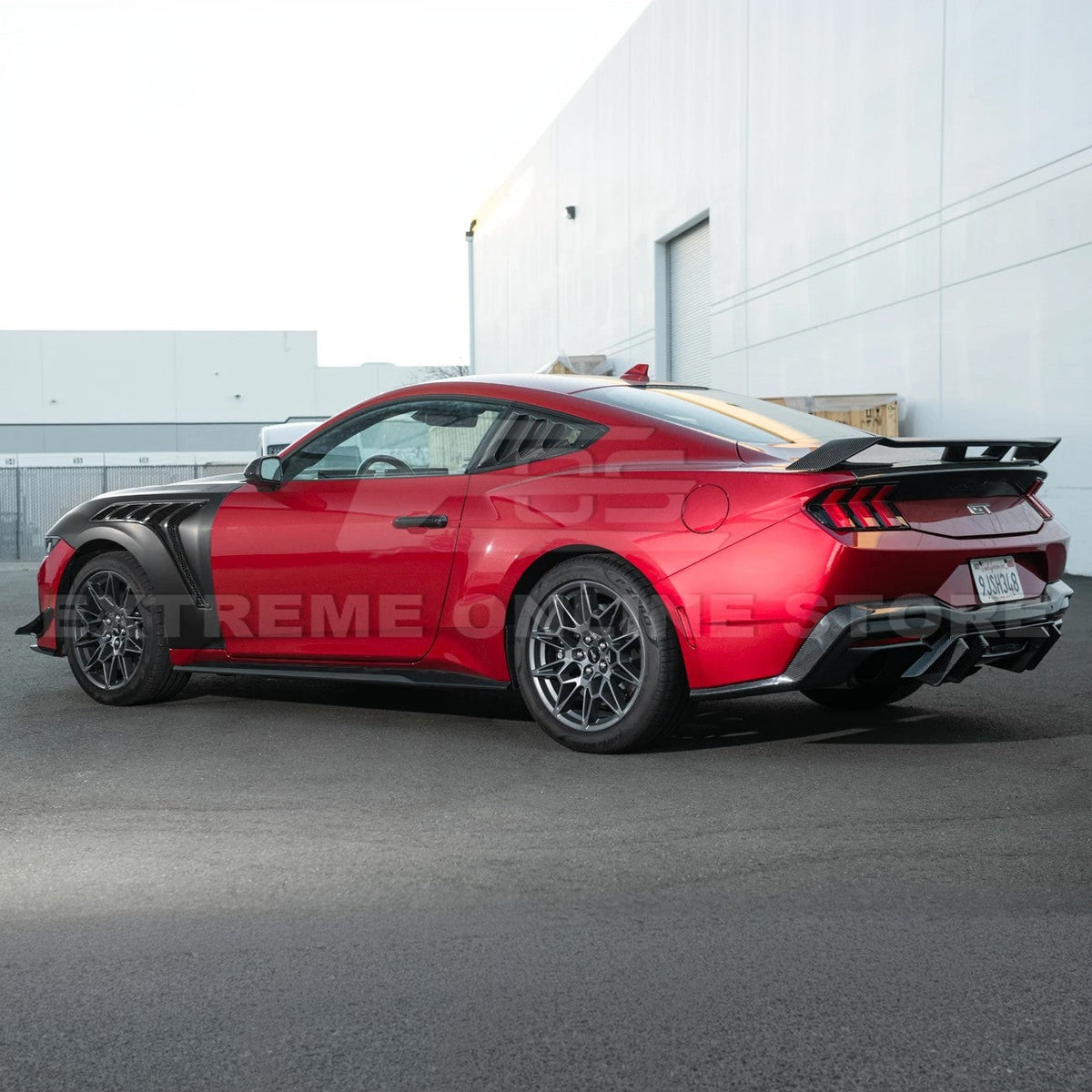 2024-Up Ford Mustang S650 GTD Style Carbon Fiber Front Side Vented Fenders image 25
