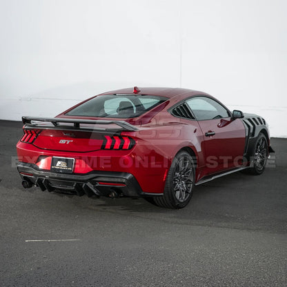 2024-Up Ford Mustang Performance V2 Carbon Fiber Rear Bumper Dual Tip Diffuser image 6