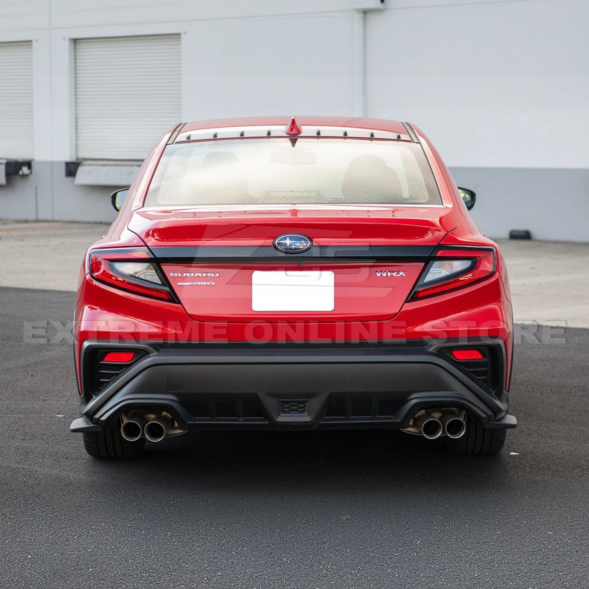 2022-Up Subaru WRX Performance Rear Bumper Apron Lip Splitter image 7