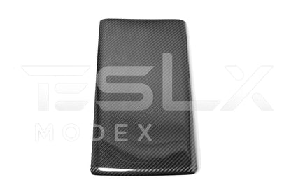 2020-Up Tesla Model 3 Y Carbon Fiber Interior Center Armrest Cover image 28