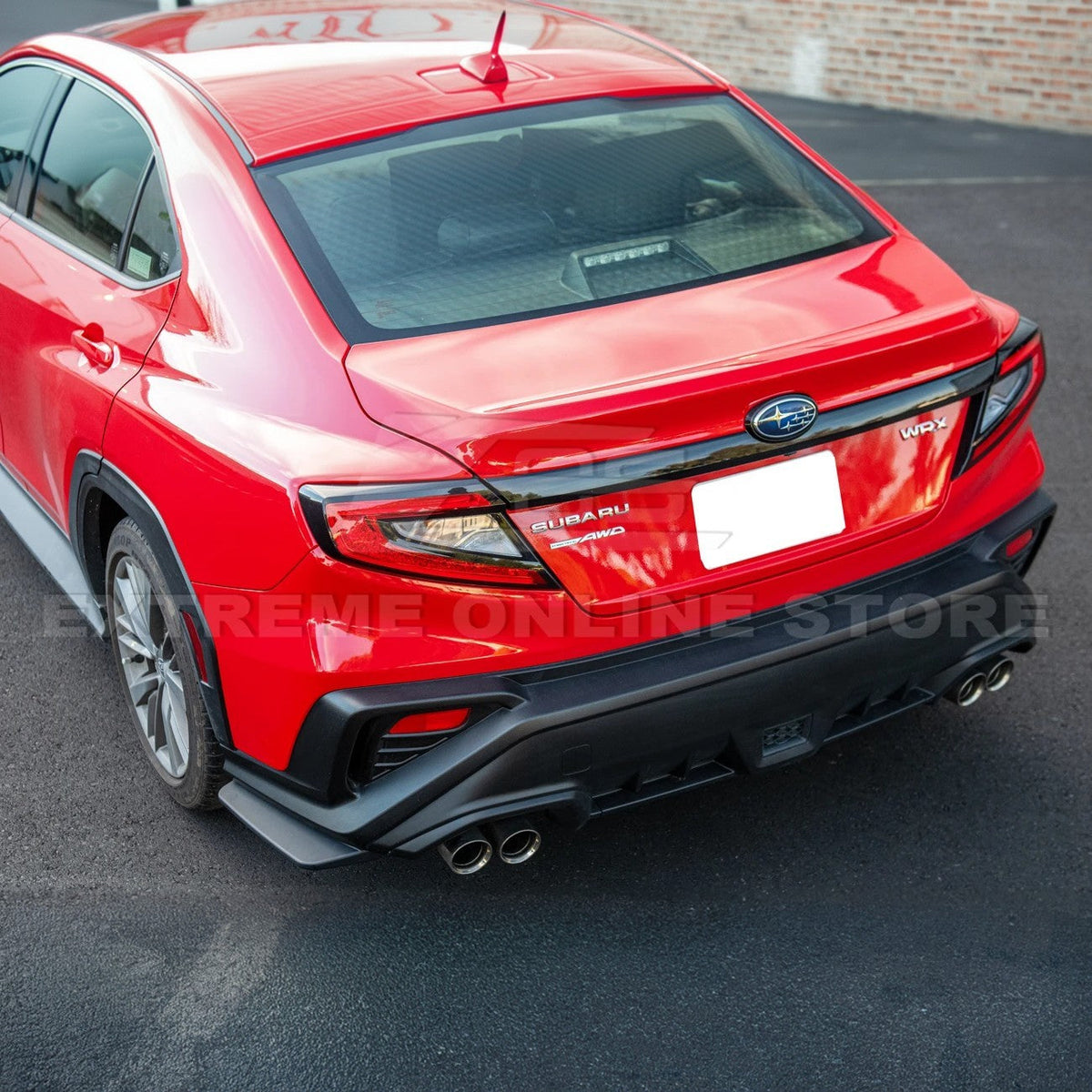 2022-Up Subaru WRX Performance Rear Bumper Apron Lip Splitter image 6