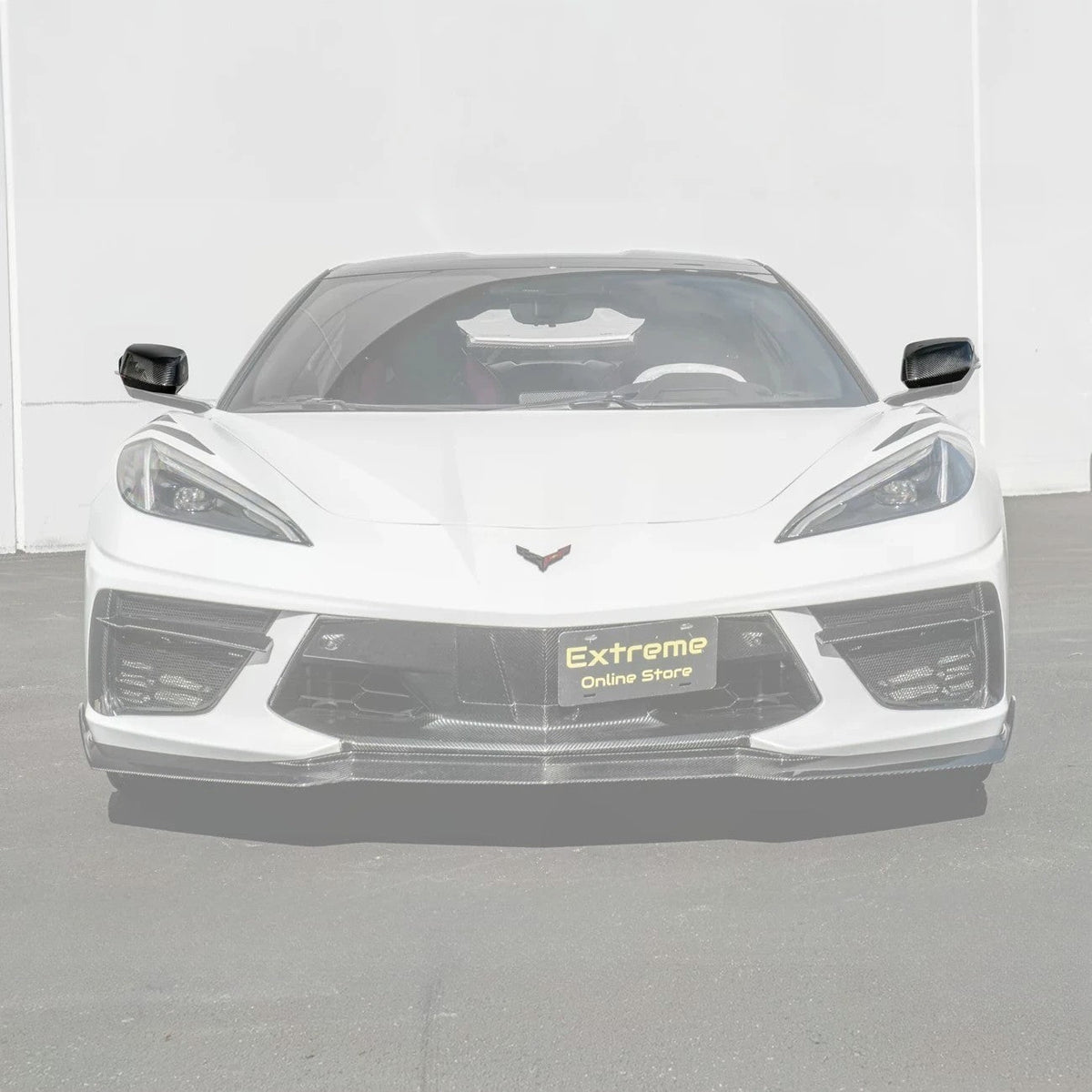 Chevrolet Corvette C8 DRY CARBON FIBER Replacement Mirror Covers image 3
