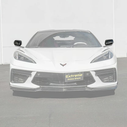 Chevrolet Corvette C8 DRY CARBON FIBER Replacement Mirror Covers image 3